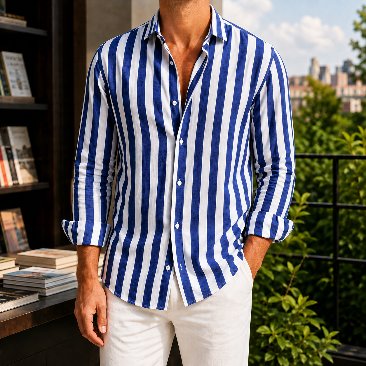 Smart-casual men's outfit